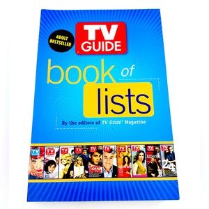 TV Guide Book of Lists by the editors of TV Guide Magazine
